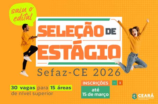 Sefaz-CE: inscrições para seleção de estágio encerram domingo (15)Crato realiza mais de 290 procedimentos no 3º Mutirão de Cirurgias de Varizes