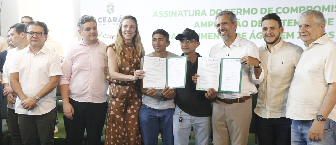 Governo do Ceará firma parceria com mais 27 municípios para ampliar abastecimento de água em zonas rurais