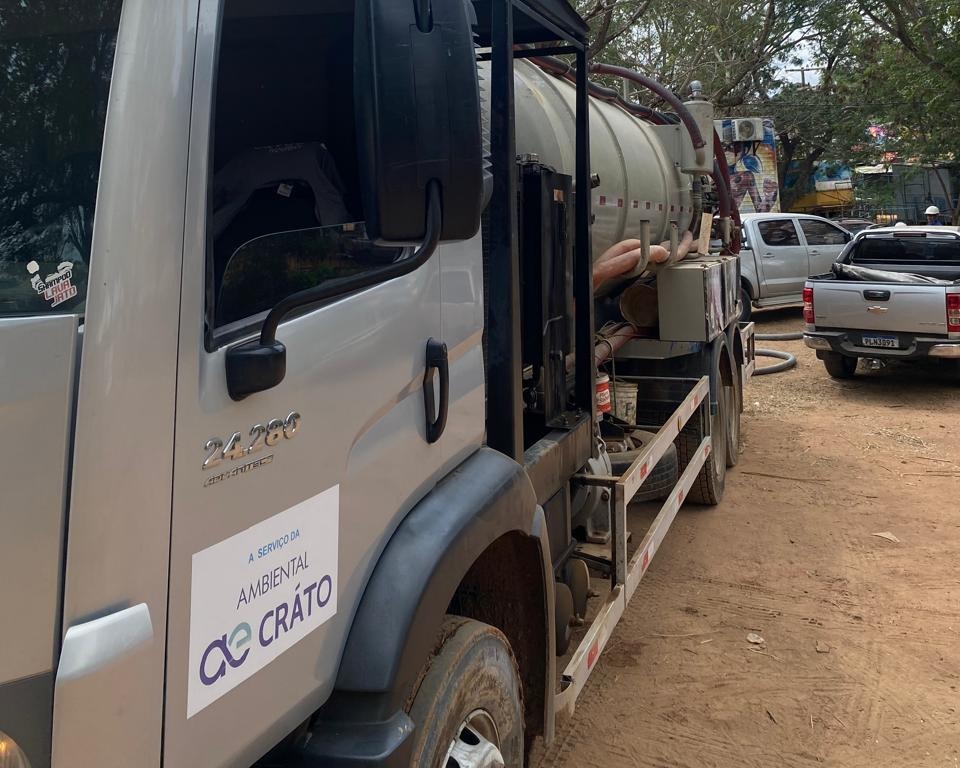 950 mil litros de esgoto são coletados e tratados durante a ExpoCrato 2026