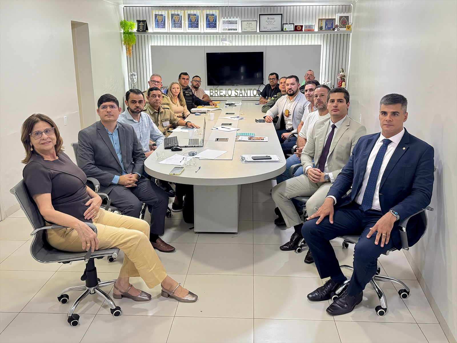 Reunião integrada reúne forças de segurança para alinhar operação da Expobrejo 2026