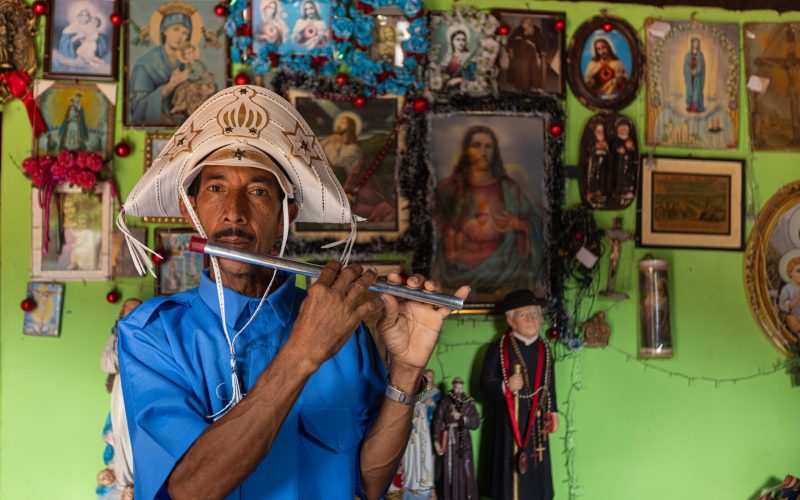 Retratos do Mestre Cicero da Banca Cabaçal Santo Antonio, para compor Exposição Encantarias Cariri.