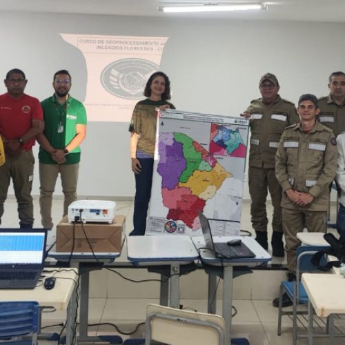 CBMCE e Aesp concluem a 3ª edição do Curso de Geoprocessamento Aplicado a Incêndios em Crato