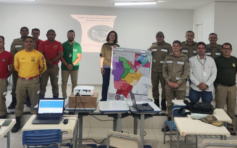 CBMCE e Aesp concluem a 3ª edição do Curso de Geoprocessamento Aplicado a Incêndios em Crato