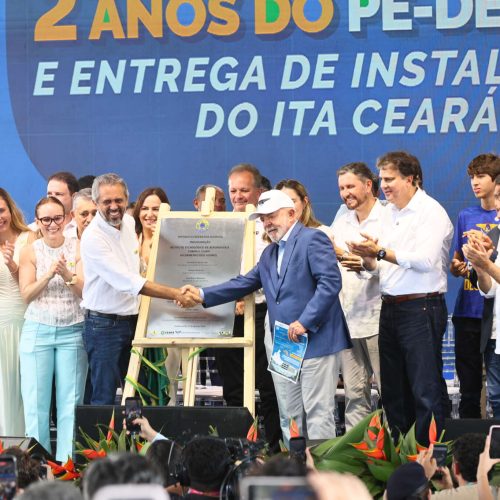 “O ITA veio para cá em homenagem ao povo do Ceará”, destaca o presidente Lula na entrega da primeira etapa do Instituto fora de SP