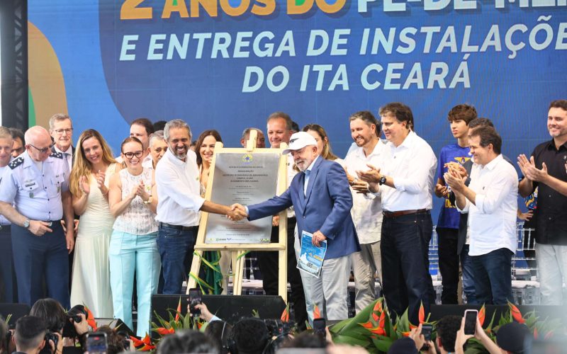 “O ITA veio para cá em homenagem ao povo do Ceará”, destaca o presidente Lula na entrega da primeira etapa do Instituto fora de SP