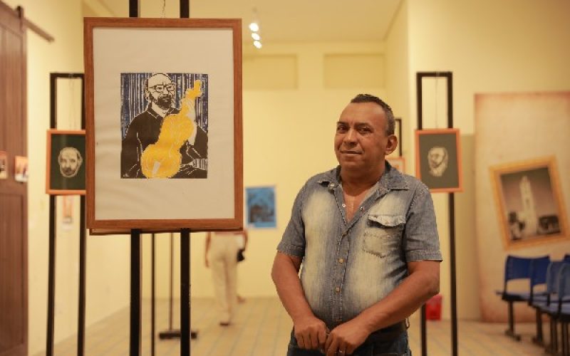 Mestre João Pedro vai ministrar oficina de xilogravura no Centro de Artesanato de Juazeiro do Norte