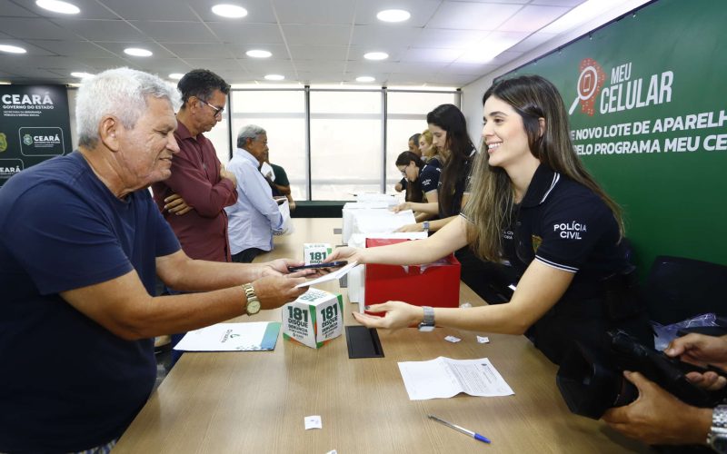 Meu Celular: mais de 13 mil celulares já foram recuperados pelas Forças de Segurança do Ceará