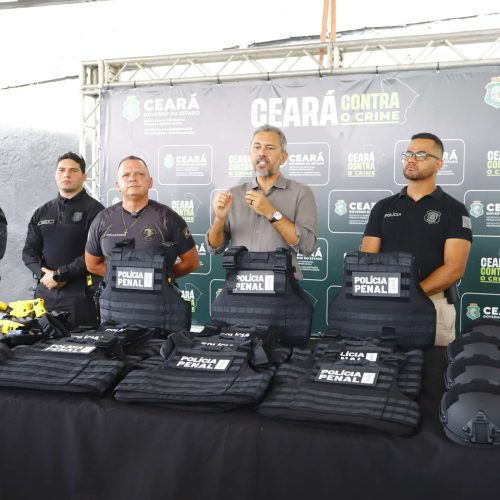 Governo do Ceará reforça polícia penal com mais de 3,3 mil novos equipamentos 