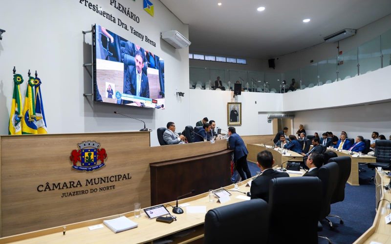 Câmara de Juazeiro do Norte realiza sessão ordinária extensa com pautas de interesse da população
