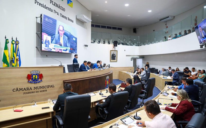 Câmara de Juazeiro do Norte aprova programa de incentivo a investimentos e debate merenda escolar