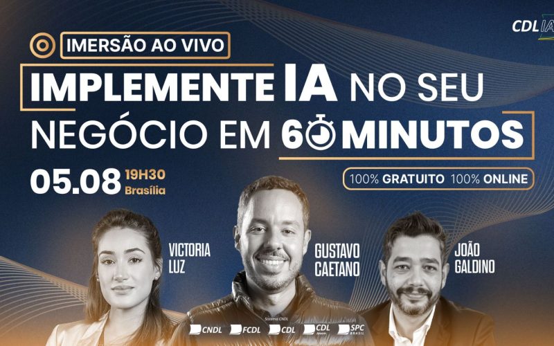 CDL Juazeiro do Norte promove imersão gratuita sobre Inteligência Artificial aplicada aos negócios