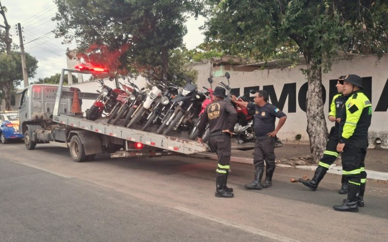 Operação Cano Kadron apreende motos e combate poluição sonora em Juazeiro do Norte