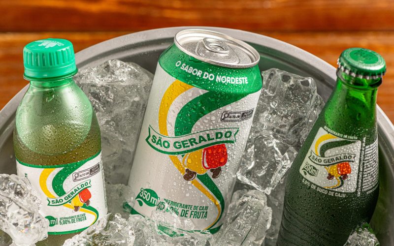 Cajuína São Geraldo é a segunda marca que mais representa o Ceará, segundo Anuário/Datafolha 2025-2026
