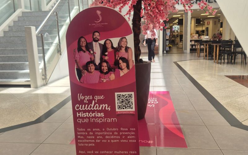 Cariri Shopping promove ações de conscientização sobre o câncer de mama e de colo do útero durante mês de outubro