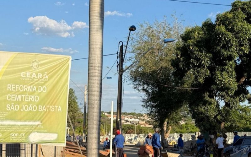 Cemitérios se preparam para Dia de Finados em Juazeiro do Norte
