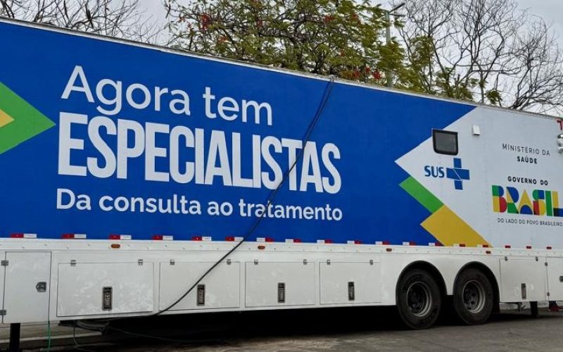 Crato recebe a Carreta da Saúde do programa federal Agora Tem Especialistas