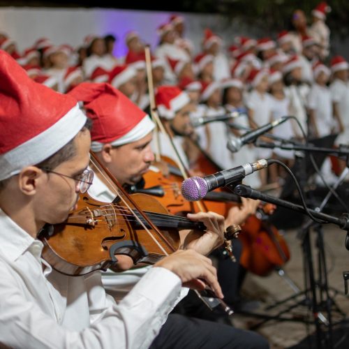 Vila da Música e Secult Crato apresentam o Concerto de Natal com 250 músicos na Praça da Sé