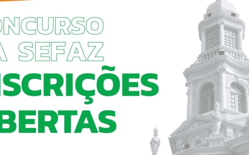 Inscrições abertas para o concurso da Sefaz-CE; são 100 vagas imediatas e 200 para cadastro reserva
