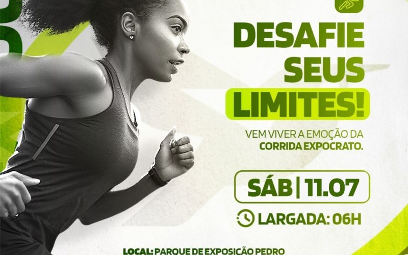 Corrida Expocrato 2026 será realizada no dia 11 de julho
