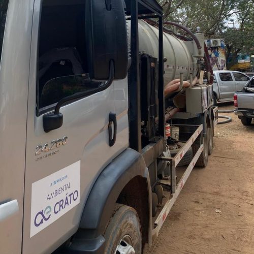 950 mil litros de esgoto são coletados e tratados durante a ExpoCrato 2026