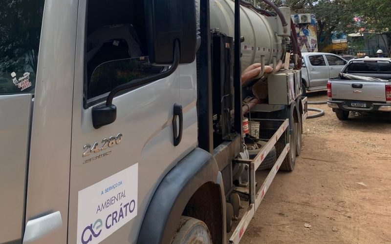 950 mil litros de esgoto são coletados e tratados durante a ExpoCrato 2026