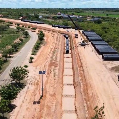 Obras de duplicação do Eixão das Águas avançam e atingem 60% de execução