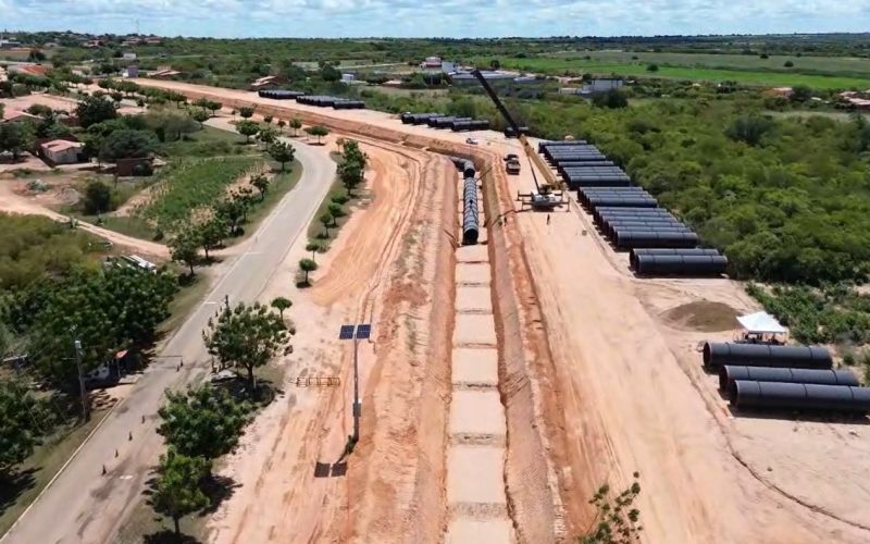 Obras de duplicação do Eixão das Águas avançam e atingem 60% de execução