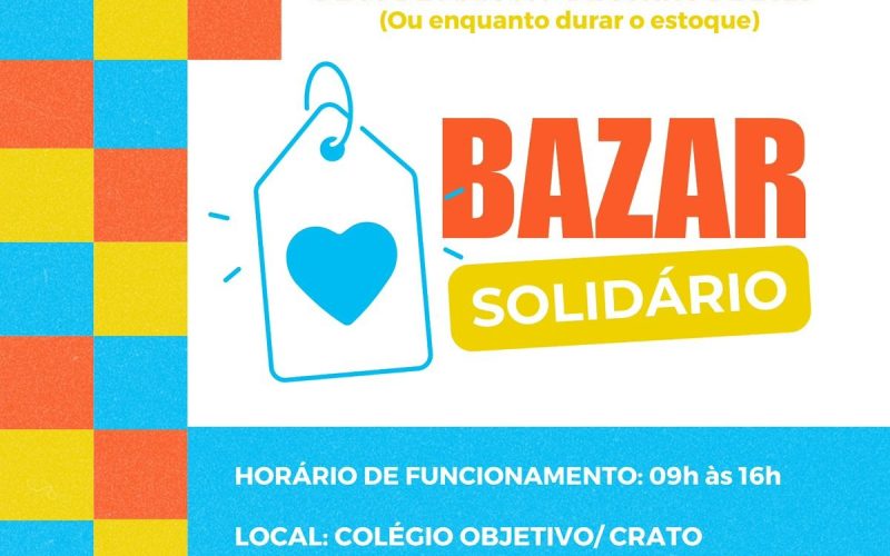 Bazar solidário com produtos da Receita Federal acontece no Crato, de 30 de maio a 1º de junho