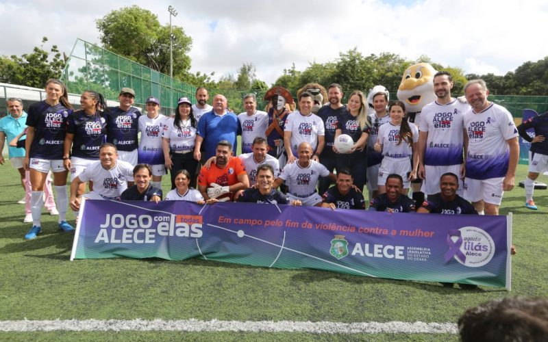 Jogo Alece reúne deputados, atletas e sociedade em nome do enfrentamento à violência contra a mulher