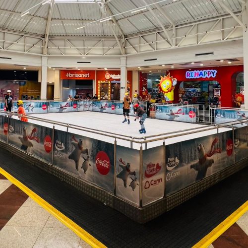 Espírito olímpico no Cariri: pista de gelo se despede no fim do mês