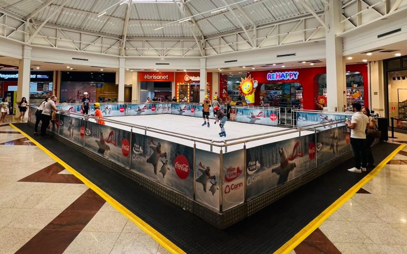 Espírito olímpico no Cariri: pista de gelo se despede no fim do mês