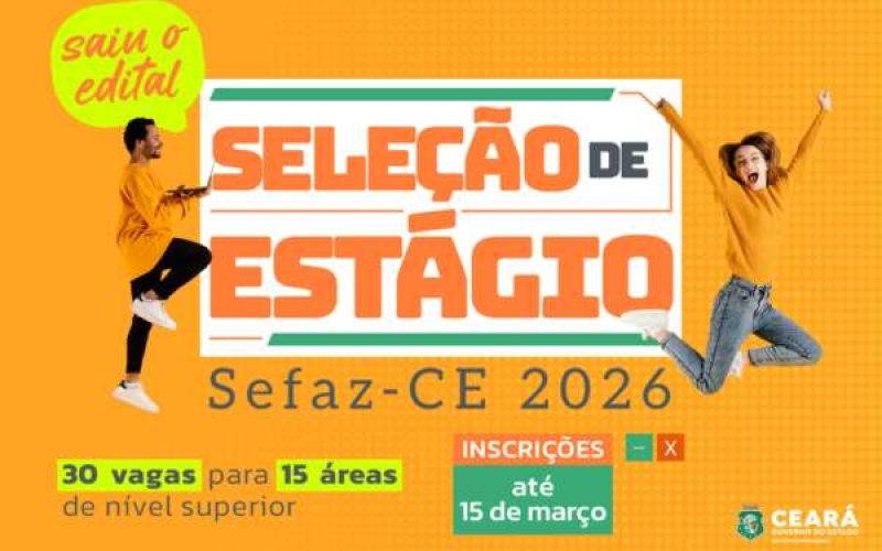 Sefaz-CE: inscrições para seleção de estágio encerram domingo (15)Crato realiza mais de 290 procedimentos no 3º Mutirão de Cirurgias de Varizes