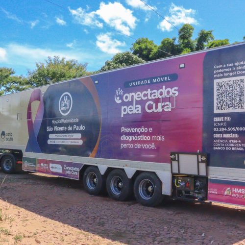 Hospital São Vicente de Paulo inaugura unidade móvel para diagnóstico precoce do câncer nesta sexta-feira, 15